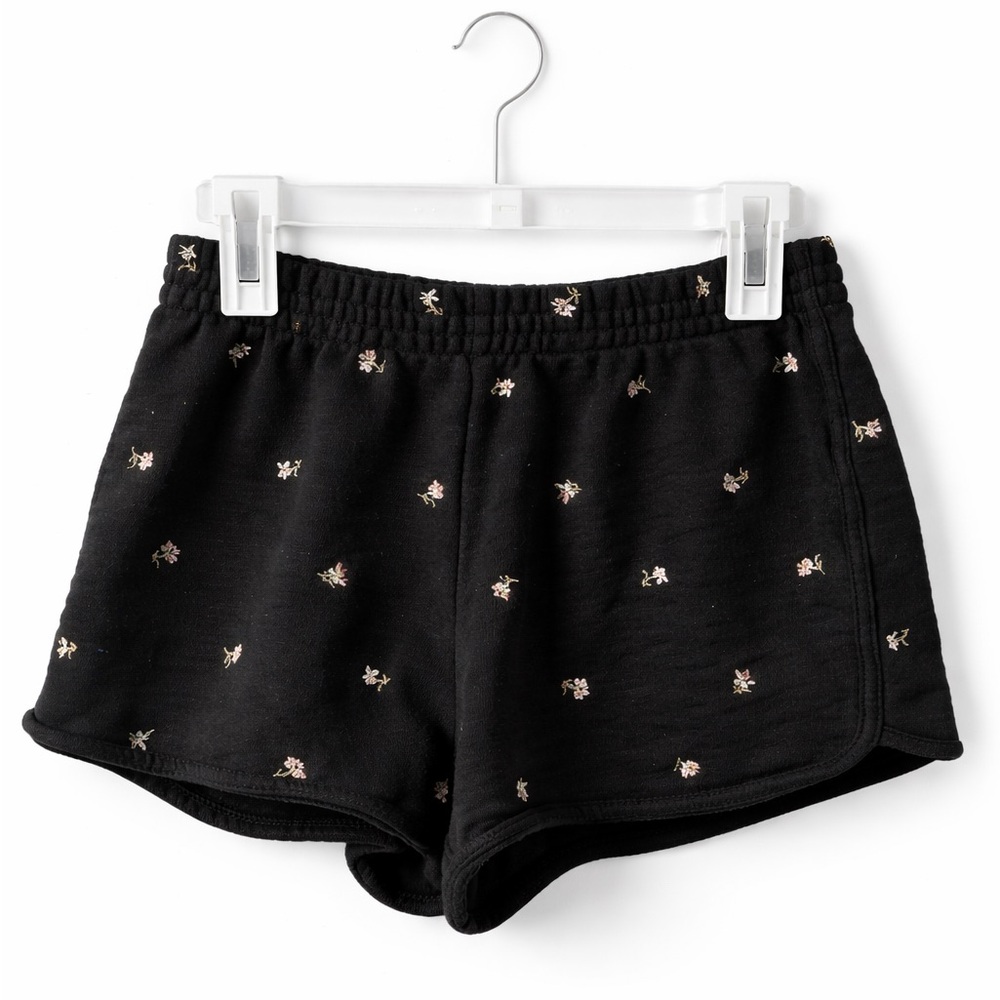 Madewell Black Floral Women's Shorts